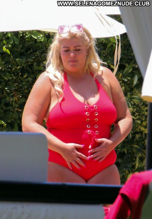 Gemma Collins No Source Posing Hot Pool Paparazzi Celebrity Spa