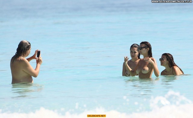 Emily Ratajkowski No Source Beach Celebrity Toples Posing Hot Topless
