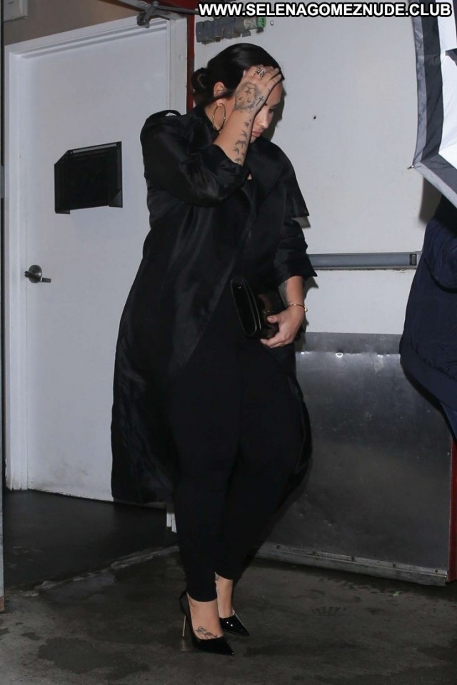 Demi Lovato West Hollywood  Beautiful Hollywood Posing Hot Paparazzi