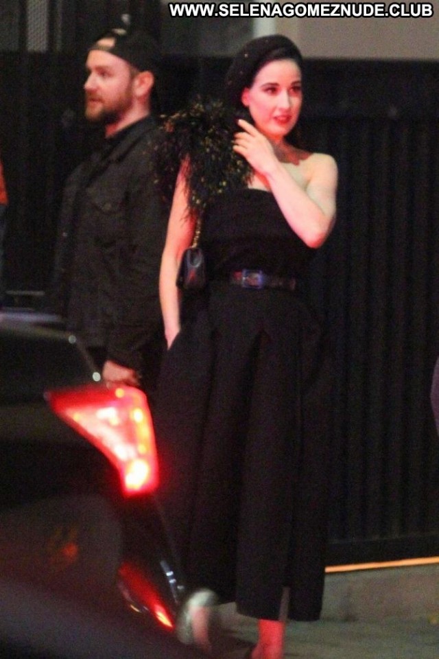 Dita Von Teese Marilyn Manson Birthday Celebrity Posing Hot Paparazzi