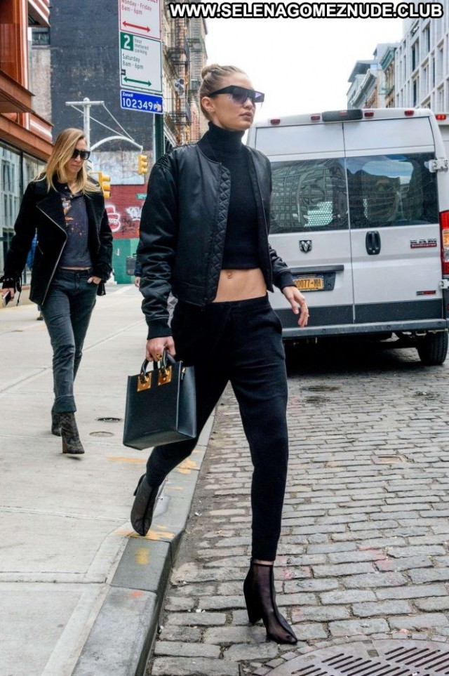 Gigi Hadid No Source Beautiful Posing Hot Babe Paparazzi Celebrity