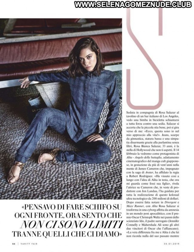 Rosa Salazar Vanity Fair Italy Magazine Italy Babe Paparazzi