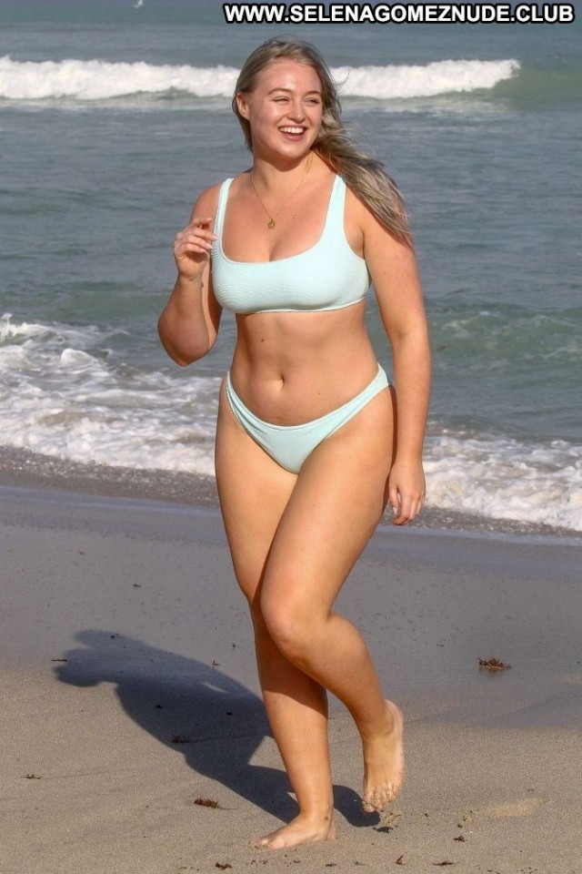 Iskra Lawrence The Beach Paparazzi Babe Beach Celebrity Bikini