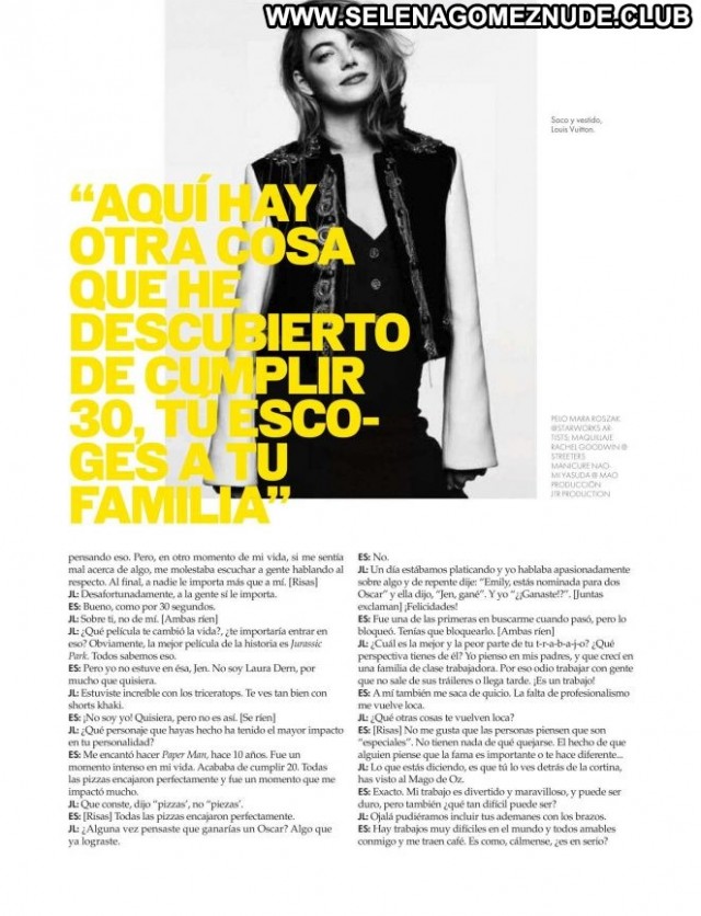 Emma Stone No Source Mexico Celebrity Paparazzi Magazine Posing Hot