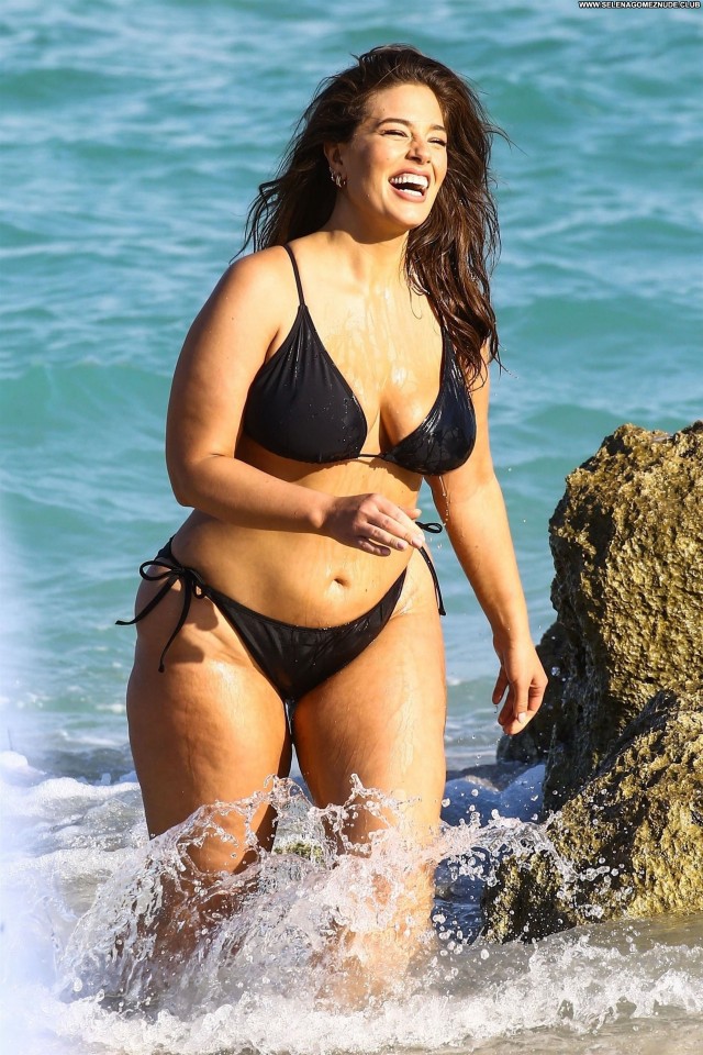 Ashley Graham The Beach Natural Old Beautiful Ass Swimsuit Black Babe