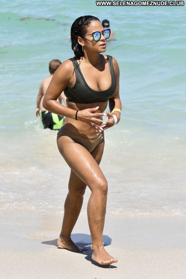 Christina Milian The Beach Babe American Posing Hot Singer Twitter