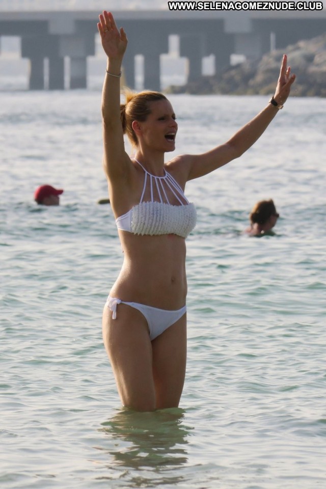 Michelle Hunziker The Beach Italian Twitter Bikini Babe Singer