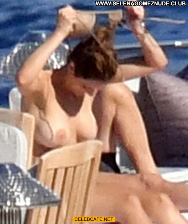 Katharine Mcphee No Source Yacht Posing Hot Topless Celebrity