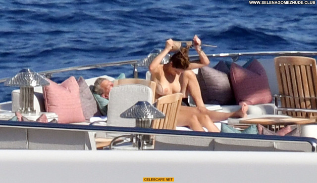 Katharine Mcphee No Source Posing Hot Celebrity Yacht Topless