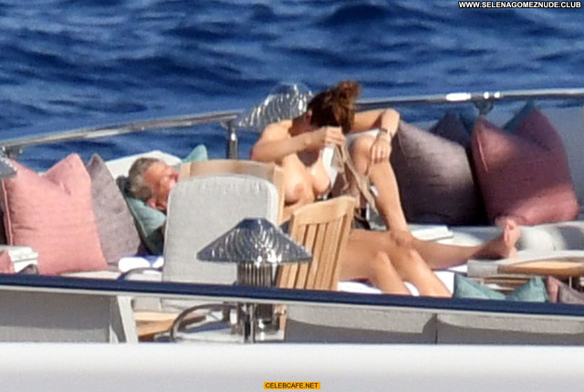 Katharine Mcphee No Source Topless Posing Hot Babe Yacht Toples