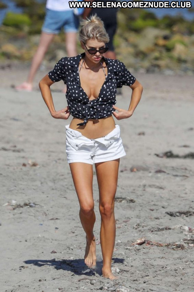 Charlotte Mckinney The Beach In Malibu  Babe Posing Hot Celebrity