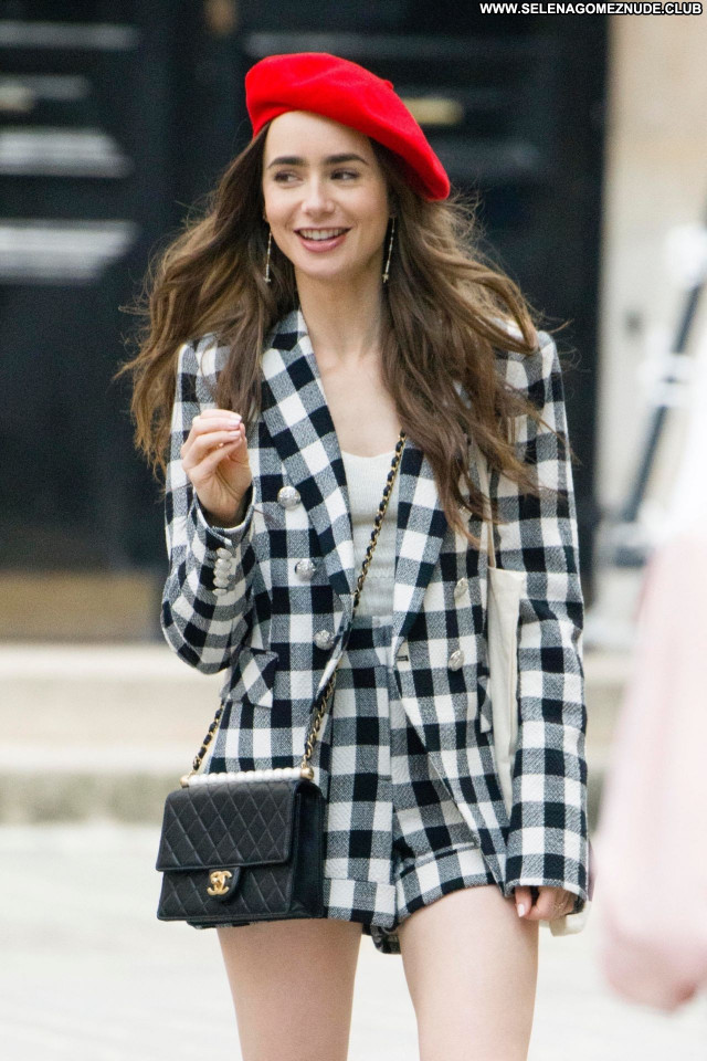 Lily Collins No Source Posing Hot Celebrity Sexy Babe Beautiful