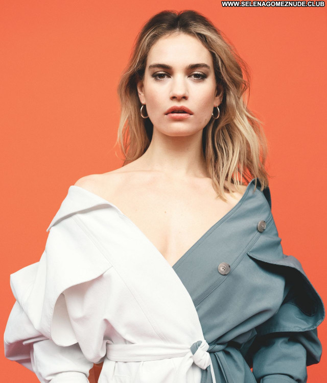 Lily James Sexy Posing Hot Beautiful Celebrity Babe