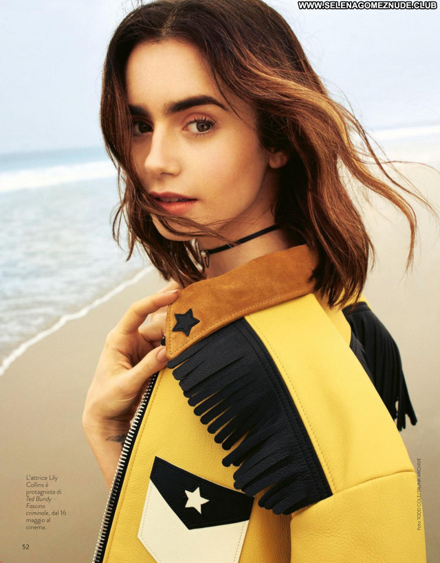 Lily Collins No Source Babe Beautiful Celebrity Posing Hot Sexy