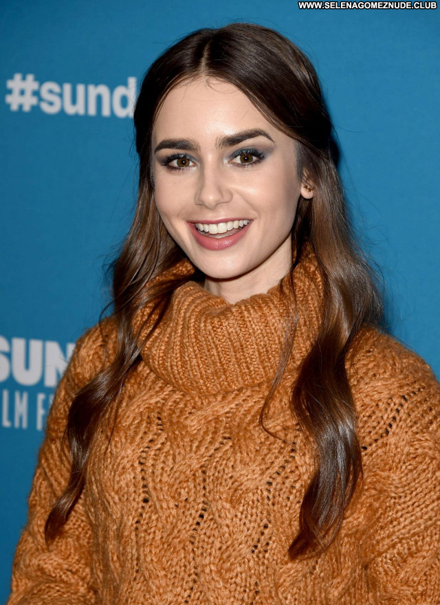 Lily Collins No Source Celebrity Beautiful Babe Sexy Posing Hot