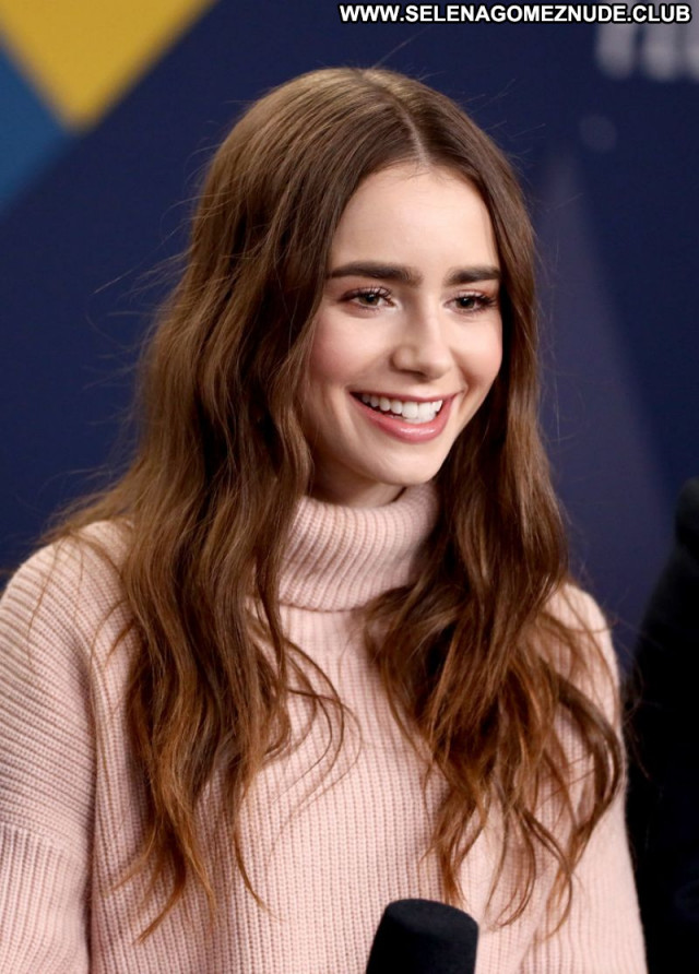Lily Collins No Source Babe Sexy Beautiful Celebrity Posing Hot