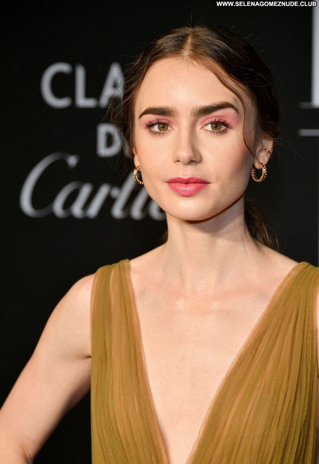 Lily Collins No Source Beautiful Celebrity Sexy Posing Hot Babe