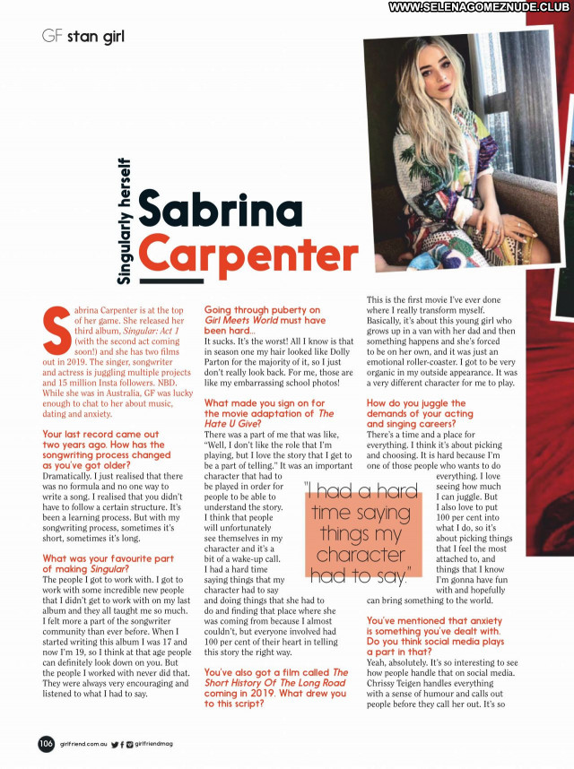 Sabrina Carpenter No Source Posing Hot Beautiful Celebrity Babe Sexy