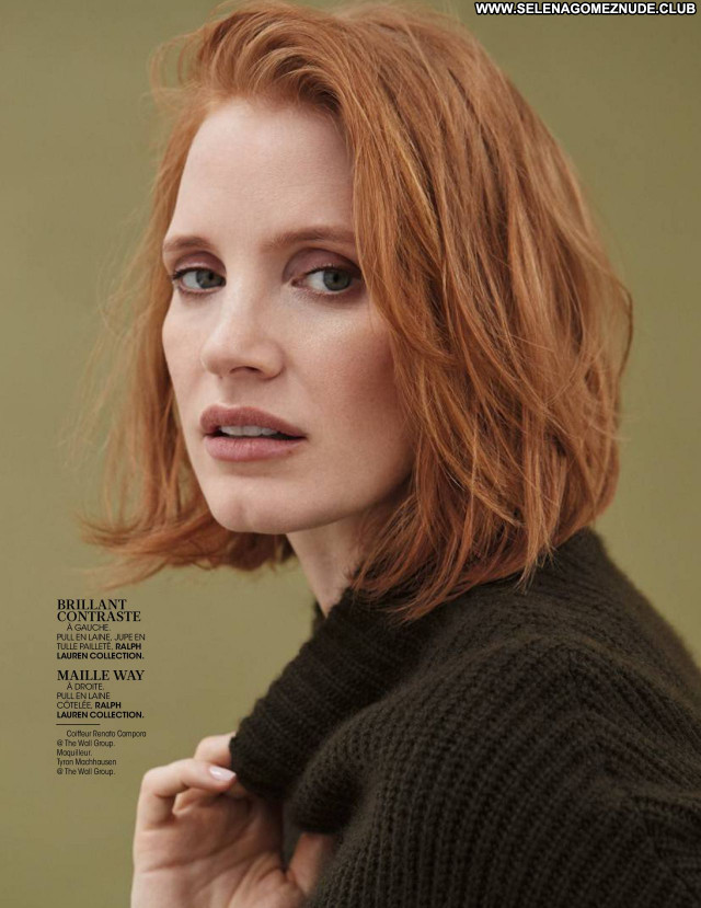 Jessica Chastain No Source  Sexy Babe Posing Hot Celebrity Beautiful