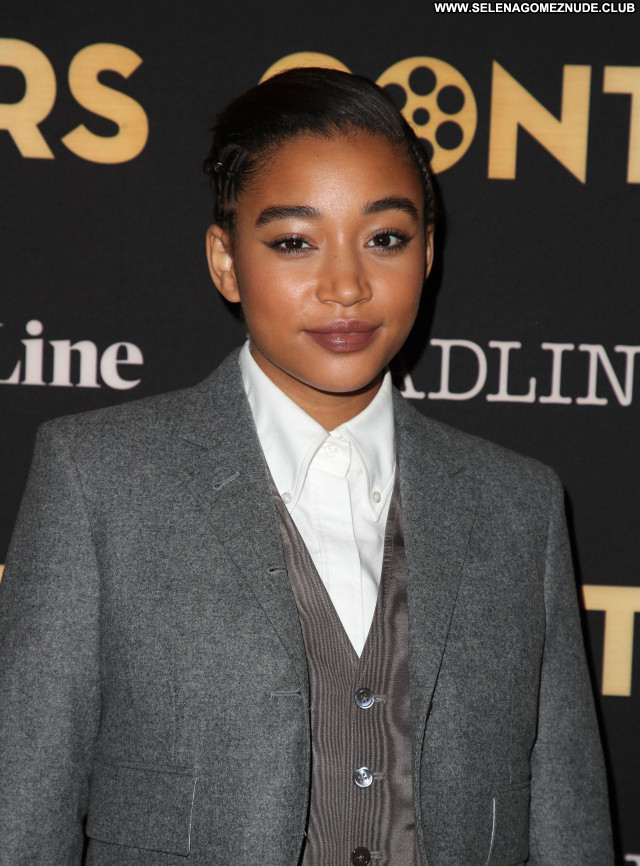 Amandla Stenberg No Source  Posing Hot Celebrity Sexy Babe Beautiful