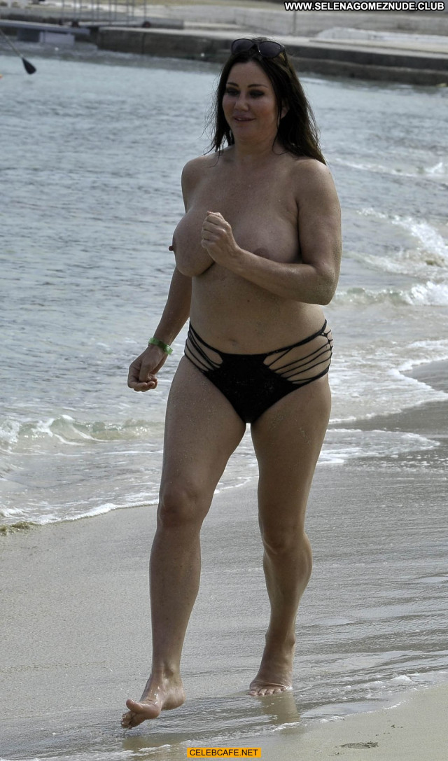 Lisa Appleton No Source Celebrity Beach Topless Beautiful Babe Posing