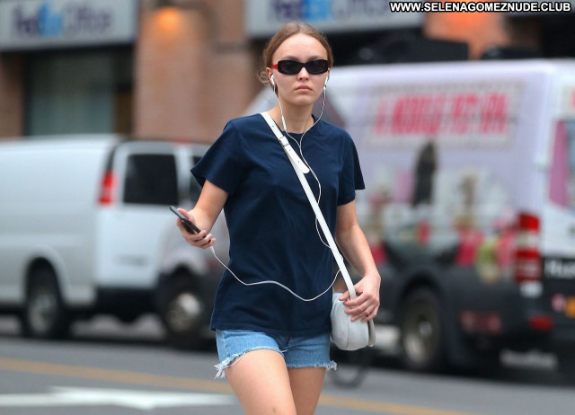 Lily Rose Depp No Source  Sexy Babe Celebrity Posing Hot Beautiful