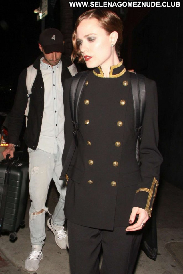 Evan Rachel Wood No Source Hotel Celebrity Posing Hot Babe Paparazzi