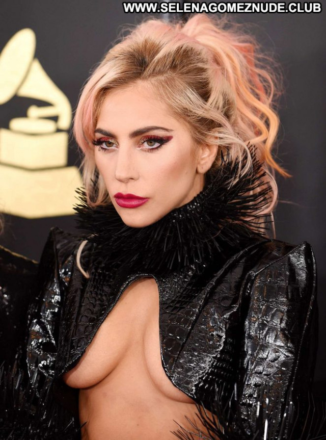 Lady Gaga Grammy Awards Gag Los Angeles Angel Paparazzi Babe