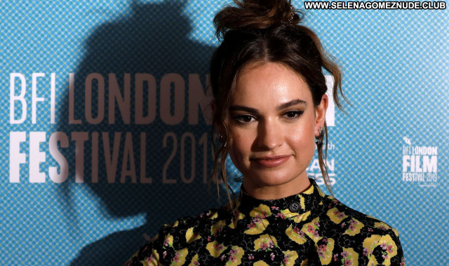 Lily James No Source Posing Hot Sexy Celebrity Babe Beautiful