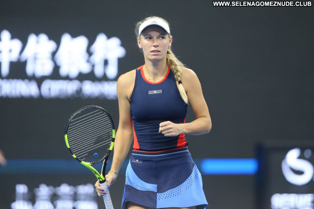 Caroline Wozniacki No Source  Posing Hot Babe Sexy Celebrity Beautiful