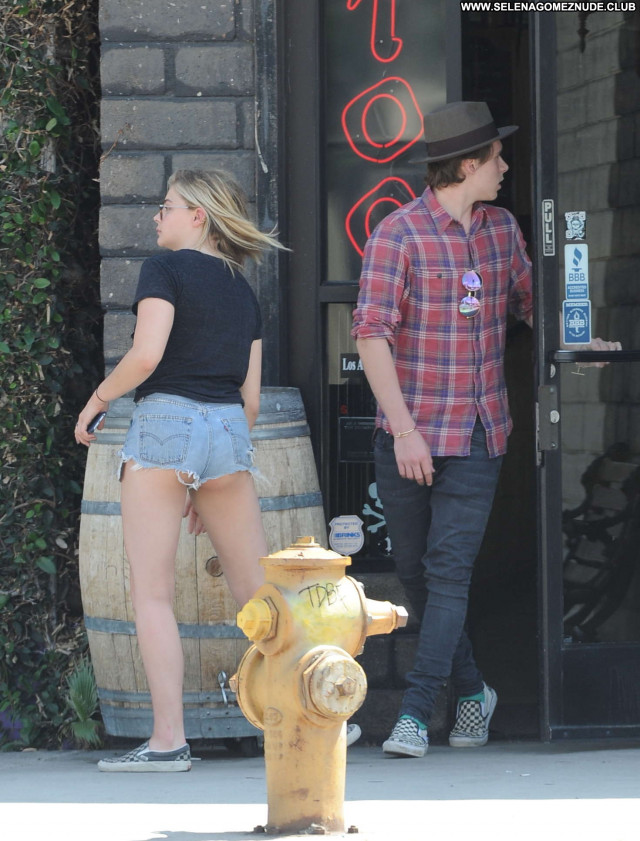 Chloe Moretz Studio City Posing Hot Beautiful Celebrity Babe Tattoo