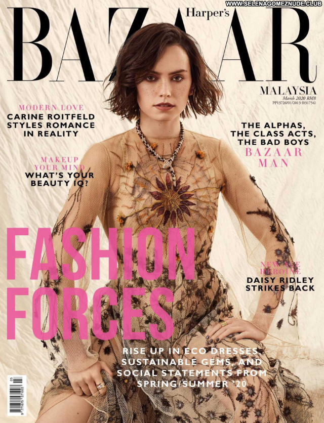 Daisy Ridley Harpers Bazaar Beautiful Paparazzi Posing Hot Babe