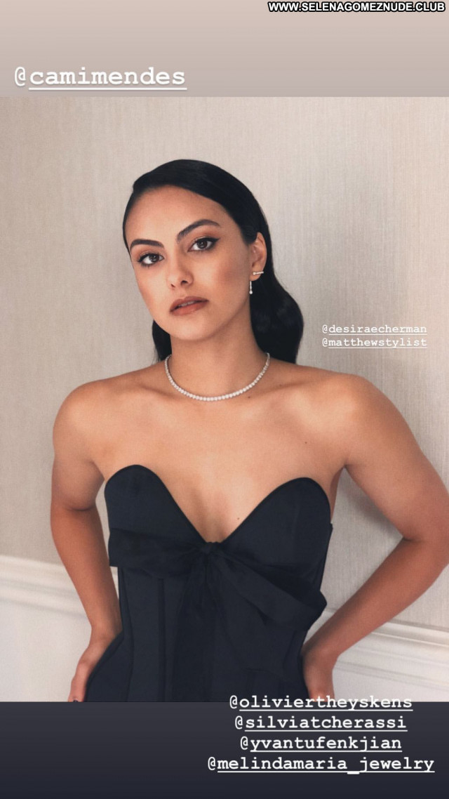 Camila Mendes No Source  Posing Hot Celebrity Beautiful Babe Paparazzi