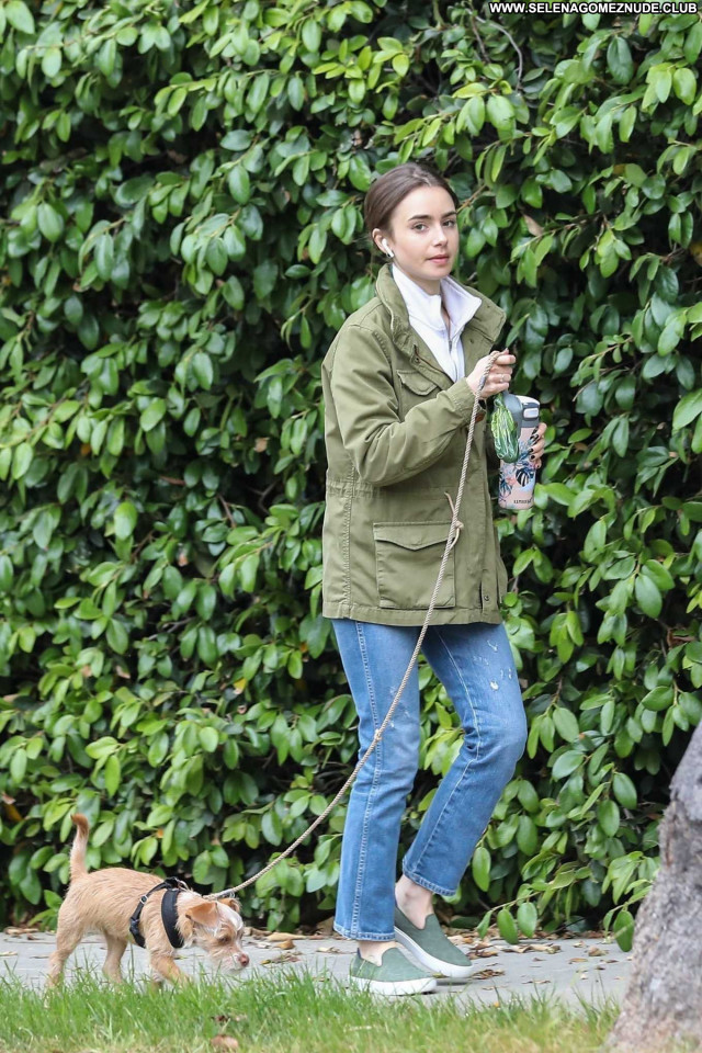 Lily Collins Beverly Hills Paparazzi Babe Beautiful Celebrity Posing