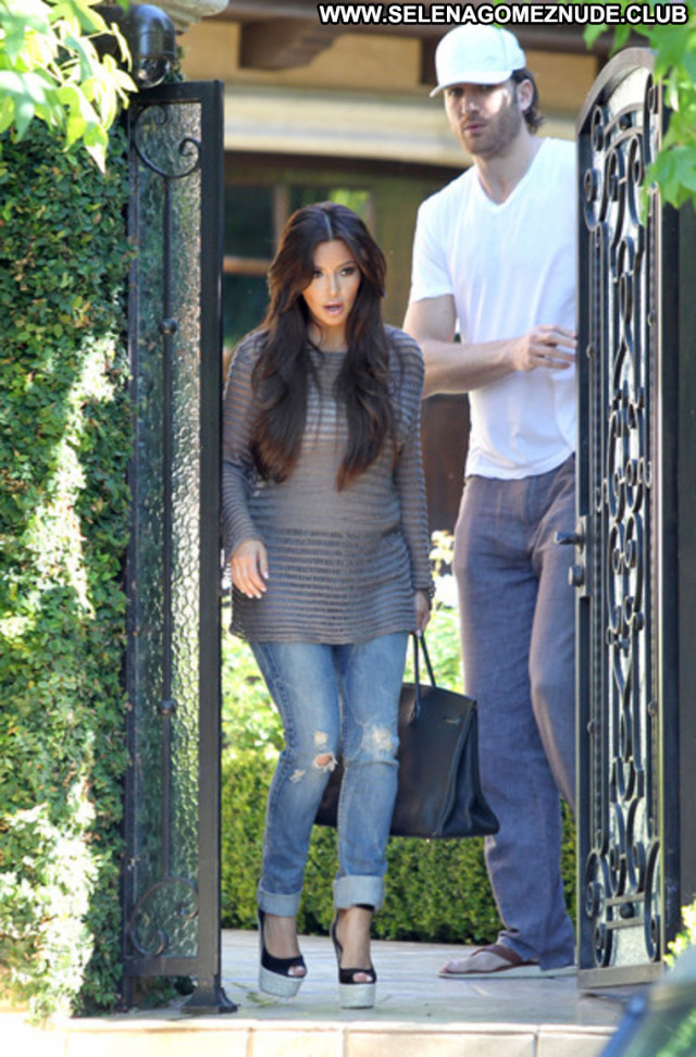 Kim Kardashian Los Angeles Celebrity Candids Candid Beautiful Posing