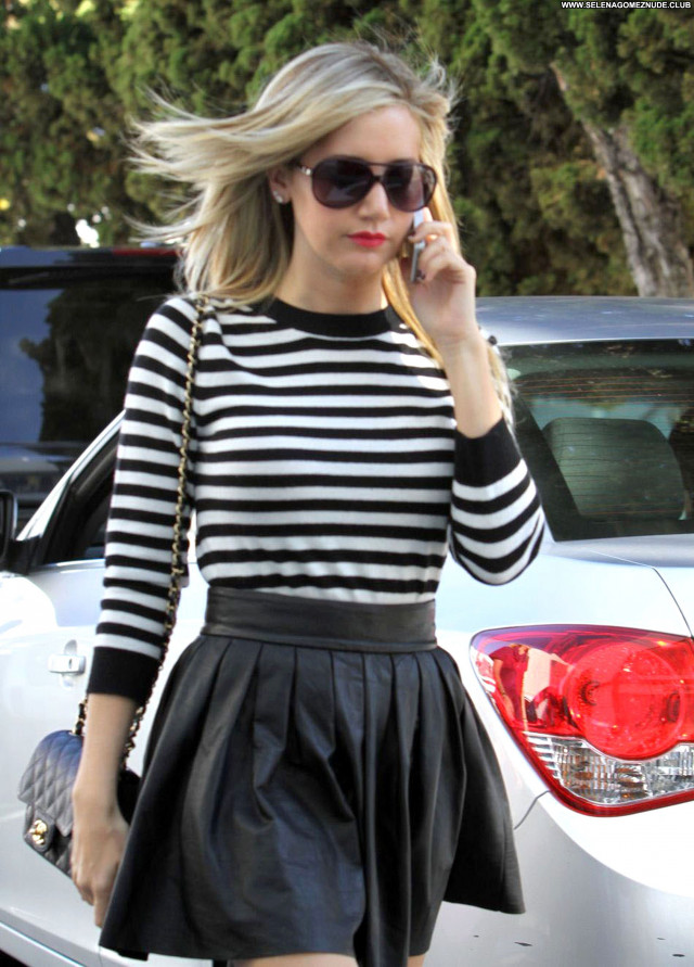 Ashley Tisdale Beverly Hills Beautiful Babe Skirt Posing Hot