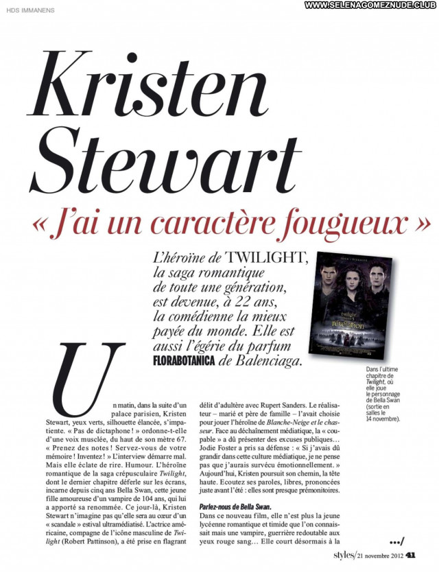 Kristen Stewart French Magazine French Beautiful Magazine Paparazzi