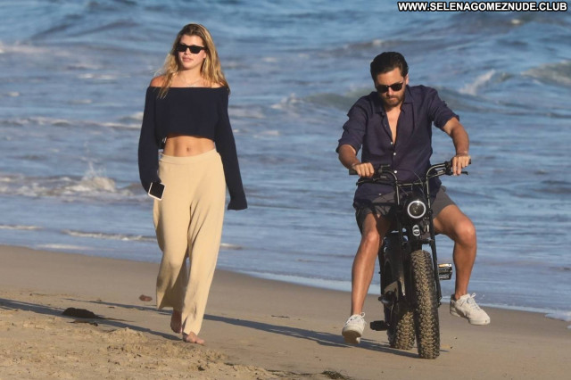 Scott Disick The Beach In Malibu  Beautiful Posing Hot Celebrity Babe