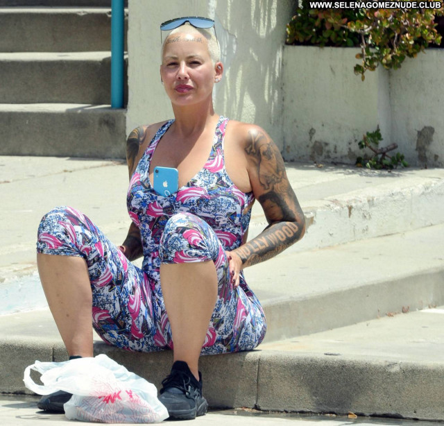 Amber Rose Los Angeles Posing Hot Paparazzi Beautiful Babe Celebrity