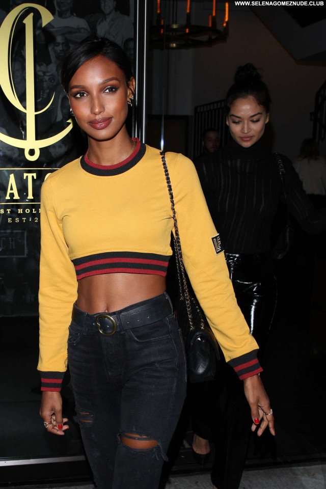 Jasmine Tookes West Hollywood Paparazzi Posing Hot Babe Celebrity